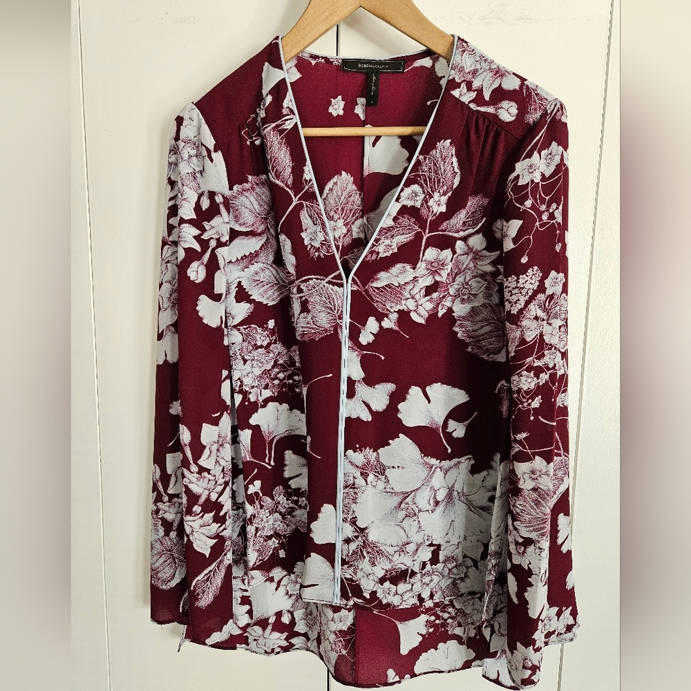 BCBG floral tunic (S)